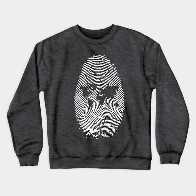 The world at your fingertips Crewneck Sweatshirt by Totallytees55